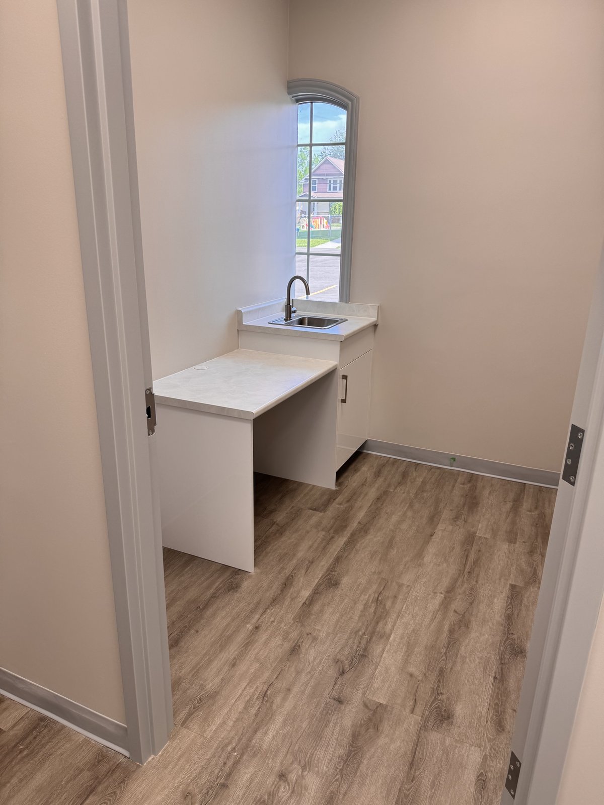 Clinic reception or staff area